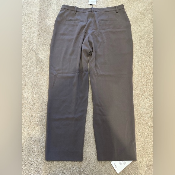 MM.LaFleur Vesterbro Dress Pants 16 NEW Straight Leg Tailored Dark Clay Career - Picture 4 of 5